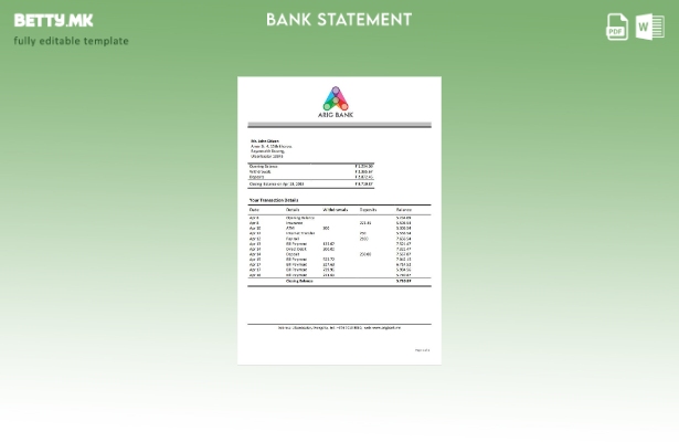 Модерен стил Монголија Arig шаблон за извод од банка